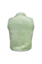 In D'Tales-Keten Soft Yeşil Crop Bluz-Bluz-2-Milagron.com