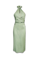 In D'Tales-Keten Soft Yeşil Midi Elbise-Elbise-1-Milagron.com