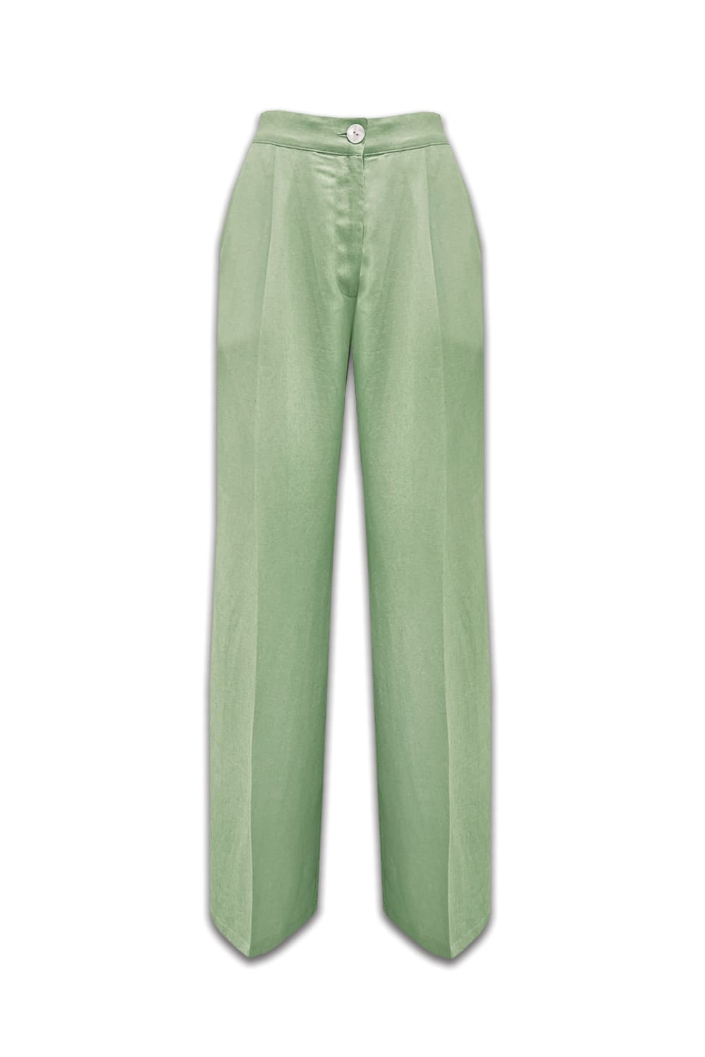 In D'Tales-Keten Soft Yeşil Palazzo Pantolon-Pantolon-1-Milagron.com