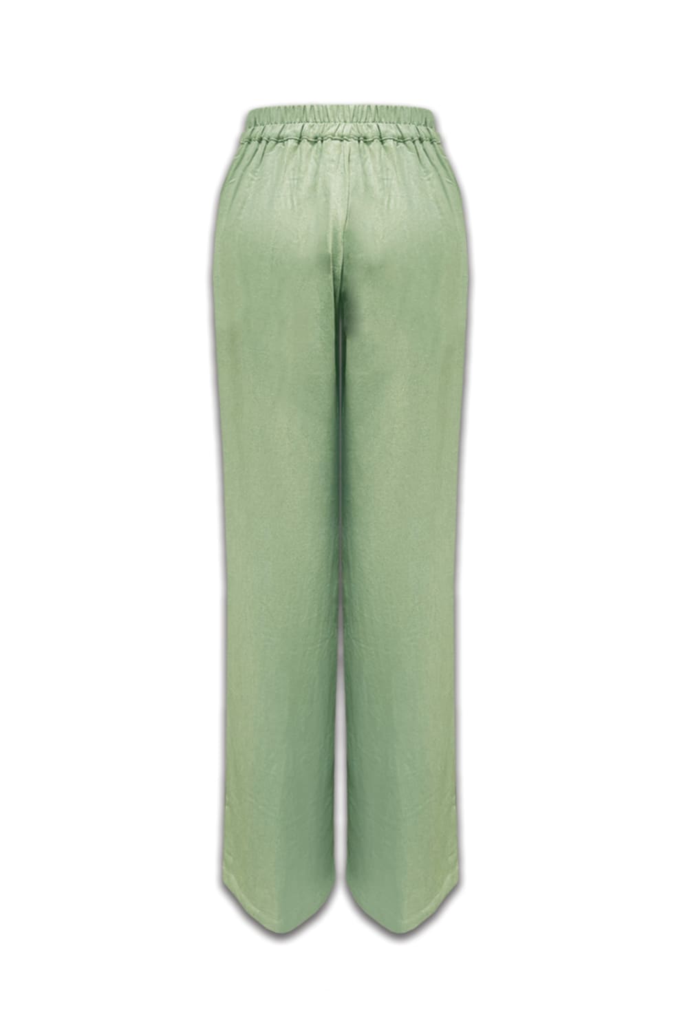 In D'Tales-Keten Soft Yeşil Palazzo Pantolon-Pantolon-2-Milagron.com