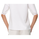 İpek Kıramer-Barbie Cotton Bed Jacket White-Pyjamas-3-Milagron.com
