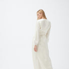 İpek Kıramer-Bellina Silk Robe Ecru-Sabahlık-3-Milagron.com