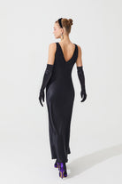 İpek Kıramer-Blue Sky Dress Black-Elbise-2-Milagron.com