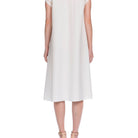 İpek Kıramer-Boleyn Cotton Chemise Ecru-Gecelik-3-Milagron.com