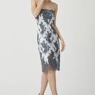 İpek Kıramer-Coco Metal Dress Gray-Elbise-7-Milagron.com