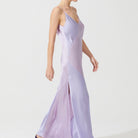 İpek Kıramer-Deco Silk Chemise Lila Pink-Gecelik-2-Milagron.com