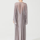İpek Kıramer-Deco Silk Robe Grey White-Sabahlık-5-Milagron.com