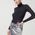 İpek Kıramer-Diamond Mini Skirt Grey-Etek-5-Milagron.com