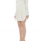 İpek Kıramer-Fi̇fi̇ Silk Shirt Chemise Ecru-Gecelik-2-Milagron.com