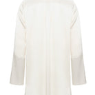 İpek Kıramer-Fi̇fi̇ Silk Shirt Chemise Ecru-Gecelik-4-Milagron.com