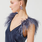 İpek Kıramer-Flying Bird Velvet Dress-Elbise-2-Milagron.com
