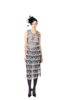 İpek Kıramer-Gray Slittle Transparent Dress-Elbise-1-Milagron.com