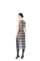 İpek Kıramer-Gray Slittle Transparent Dress-Elbise-3-Milagron.com