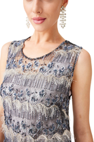 İpek Kıramer-Gray Slittle Transparent Dress-Elbise-4-Milagron.com
