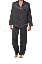 İpek Kıramer-King Silk Pyjama Dark Grey-Pijama Takımı-1-Milagron.com