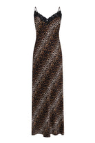 İpek Kıramer-Leopard Silk Long Dress-Elbise-2-Milagron.com