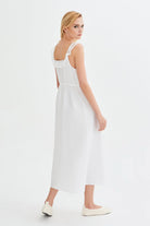 İpek Kıramer-Neferti Cotton Chemise White-Gecelik-3-Milagron.com