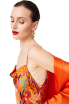 İpek Kıramer-Orange Strap Dress-Elbise-3-Milagron.com