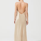 İpek Kıramer-Rita Silk Chemise Gold-Gecelik-4-Milagron.com