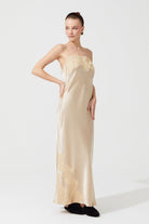 İpek Kıramer-Rita Silk Chemise Gold-Gecelik-5-Milagron.com