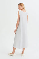 İpek Kıramer-Romantic Cotton Chemise White-Gecelik-3-Milagron.com