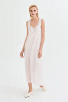 İpek Kıramer-Romantic Silk Chemise Pink-Gecelik-1-Milagron.com