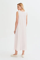 İpek Kıramer-Romantic Silk Chemise Pink-Gecelik-4-Milagron.com