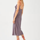 İpek Kıramer-Sateen Dress Smoked-Elbise-5-Milagron.com