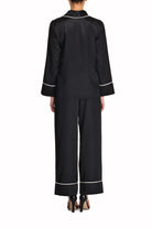 İpek Kıramer-Shangay Silk Pyjama Black-Pijama Takımı-3-Milagron.com