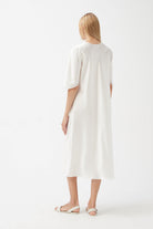 İpek Kıramer-Silvia Silk Chemise Ecru-Gecelik-4-Milagron.com