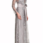 İpek Kıramer-Soprano Lace Robe Grey-Sabahlık-3-Milagron.com