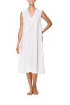 İpek Kıramer-Titi Cotton Chemise White-Gecelik-1-Milagron.com