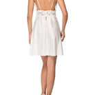 İpek Kıramer-Vampy Short Chemise Ecru-Gecelik-4-Milagron.com