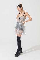 İpek Kıramer-Velvet Shorts Dress-Elbise-1-Milagron.com