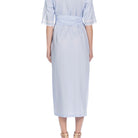 İpek Kıramer-Viboleyn Cotton Robe Blue-Sabahlık-3-Milagron.com