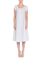 İpek Kıramer-Victorian Cotton Chemise White-Gecelik-1-Milagron.com