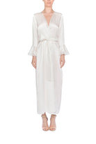 İpek Kıramer-Volan Silk Robe Ecru-Sabahlık-1-Milagron.com