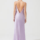 İpek Kıramer-Zen Silk Long Chemise Pink-Gecelik-3-Milagron.com