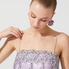 İpek Kıramer-Zen Silk Long Chemise Pink-Gecelik-4-Milagron.com