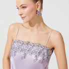 İpek Kıramer-Zen Silk Short Chemise Pink-Gecelik-2-Milagron.com