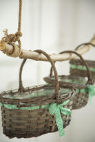 Irya-3'lü Hasır Sepet Gri-Sepet-18-Milagron.com