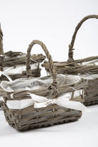 Irya-3'lü Hasır Sepet Gri-Sepet-4-Milagron.com