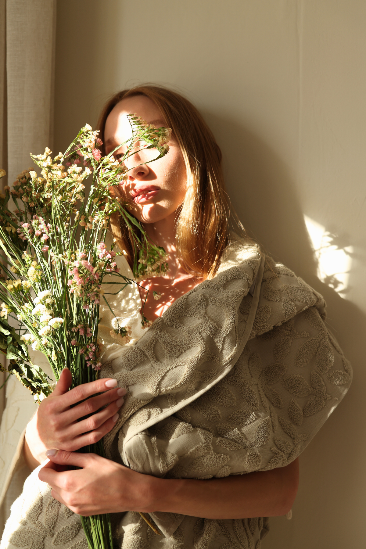 İrya-Allesi %100 Pamuk Büyük Banyo Havlusu 90x150 Cm Yeşil-Havlu-4-Milagron.com