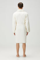 Irya-Allesi %100 Pamuk Erkek Bornoz Ekru-Bornoz-4-Milagron.com