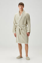 Irya-Allesi %100 Pamuk Erkek Bornoz Mint-Bornoz-1-Milagron.com