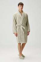 Irya-Allesi %100 Pamuk Erkek Bornoz Mint-Bornoz-4-Milagron.com