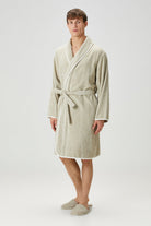 Irya-Allesi %100 Pamuk Erkek Bornoz Mint-Bornoz-7-Milagron.com