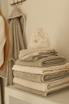 İrya-Allesi %100 Pamuk Havlu Bakım çantası Ekru-Makyaj Çantası-3-Milagron.com