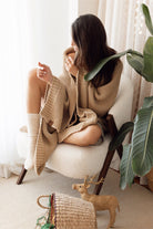 Irya-Amber örme Battaniye 130x170 Bej-Battaniye-2-Milagron.com