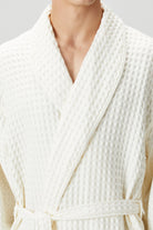 Irya-Aura Waffle Erkek Bornoz Ekru-Bornoz-2-Milagron.com